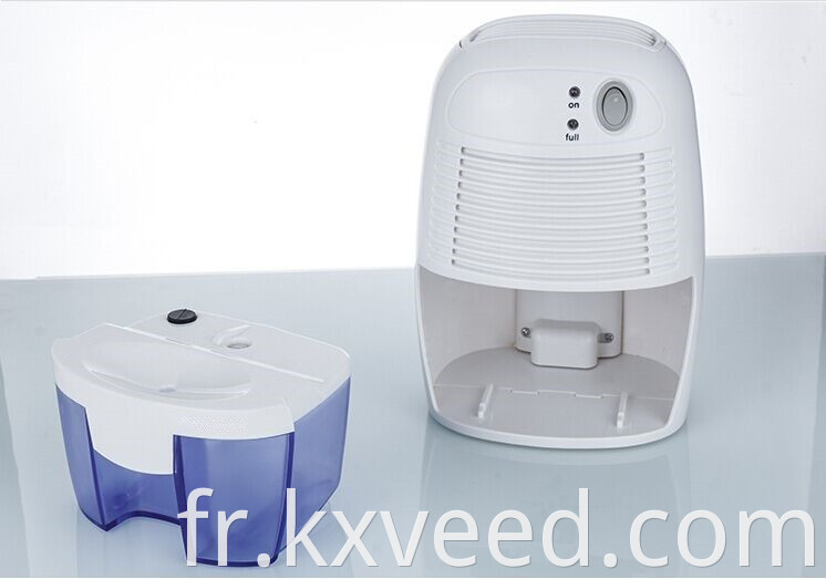 Mini déshumidificateur Air Séchage Déshumidificateur avec réservoir d'eau de 500 ml